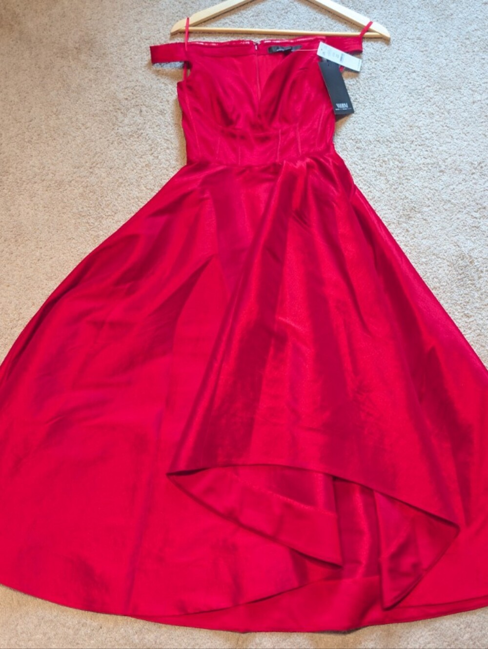White House Black Market Red Elegant Dress 00P